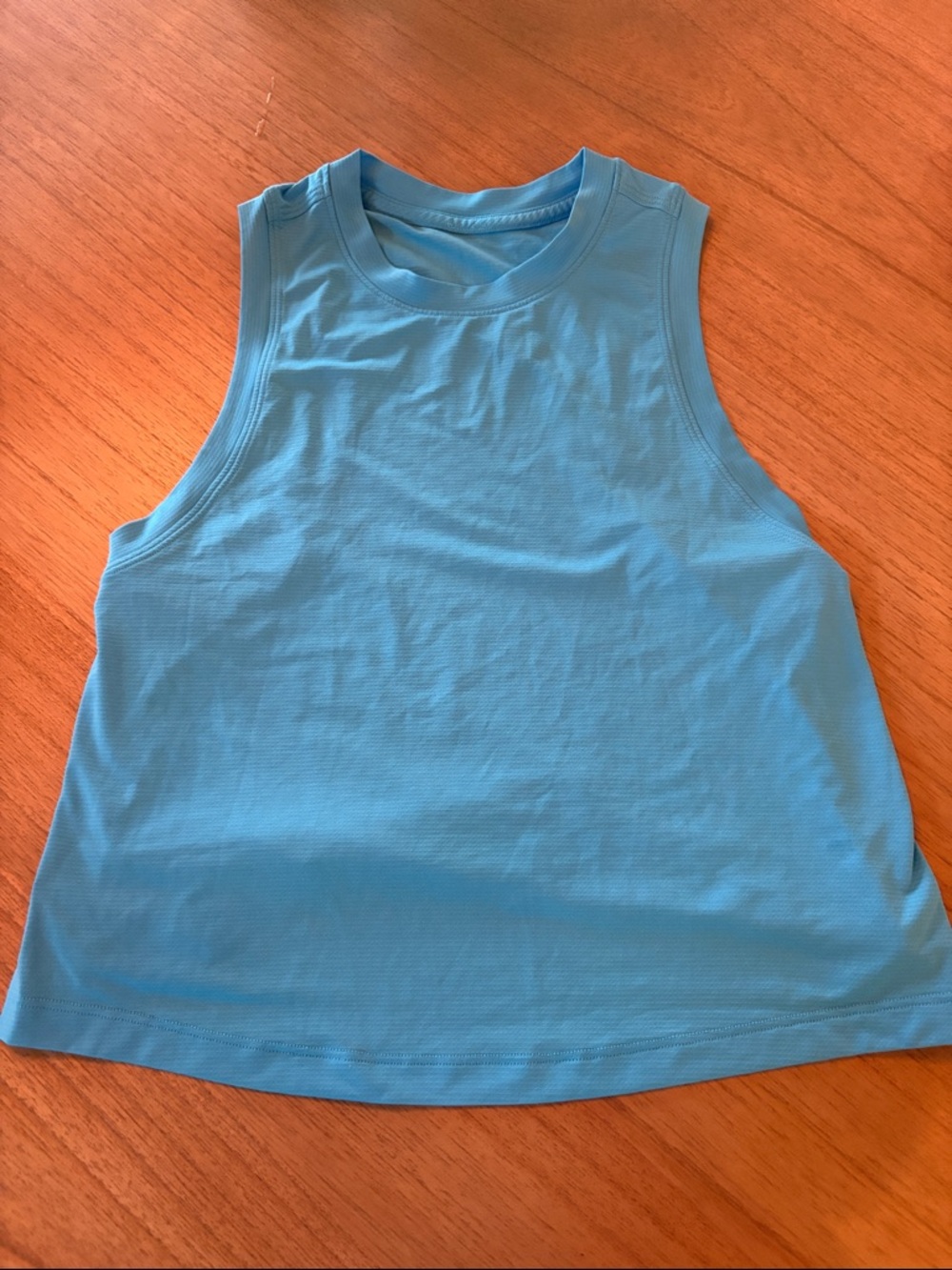 lululemon athletica Sky Blue Athletic Tank Top